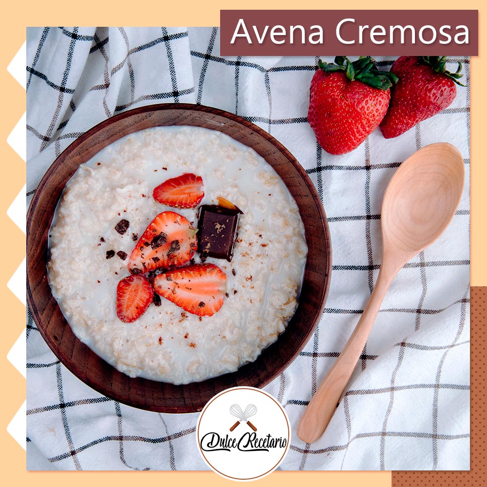 Receta de Avena Cremosa con Leche - Dulce Recetario