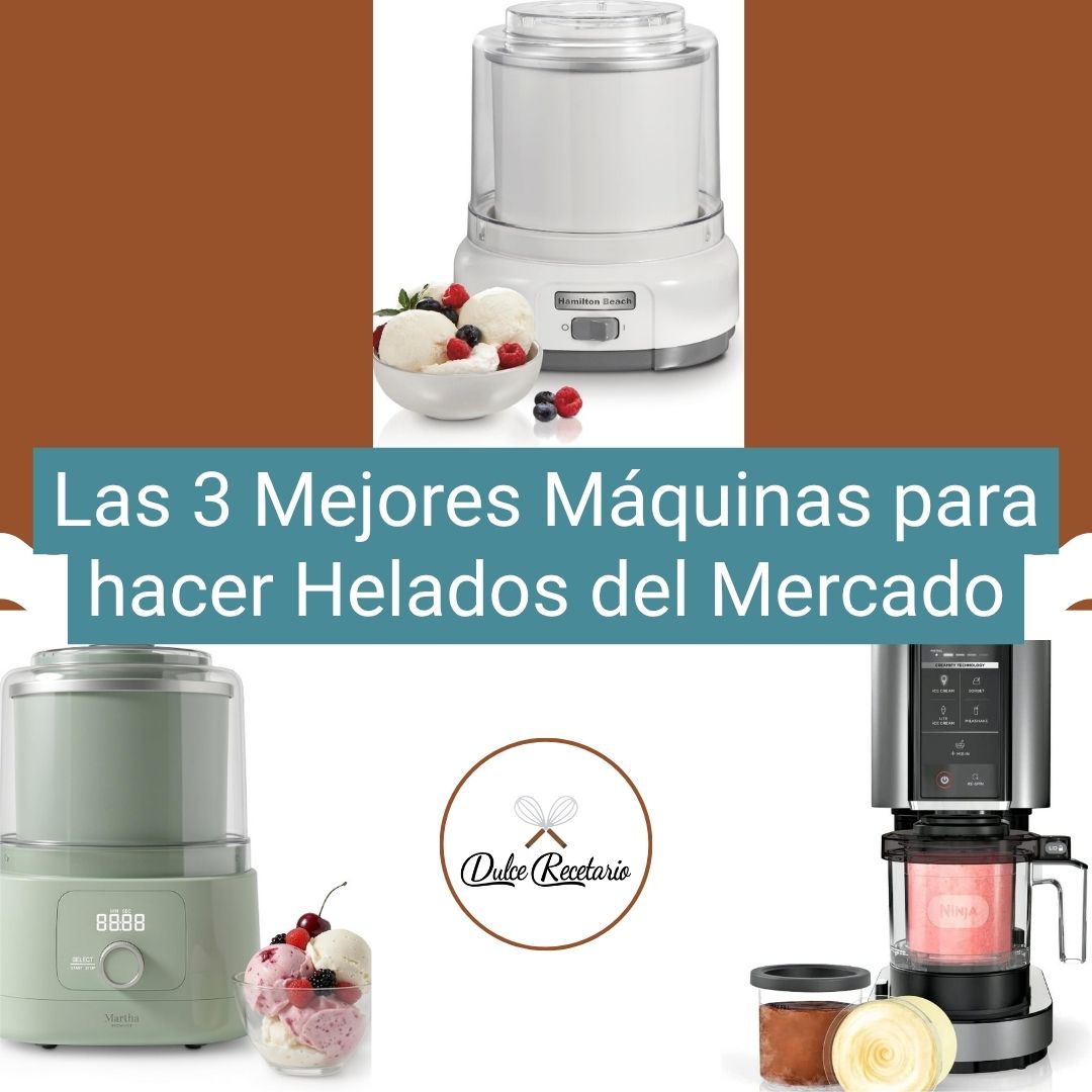 Las 3 Mejores Maquinas para hacer Helados del Mercado USA