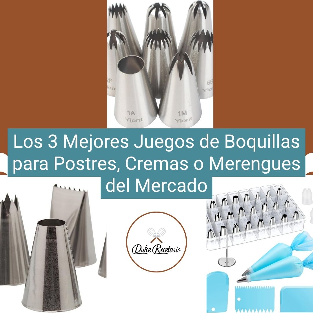 Los 3 Mejores Juegos de Boquillas para Postres, Cremas o Merengues del Mercado USA